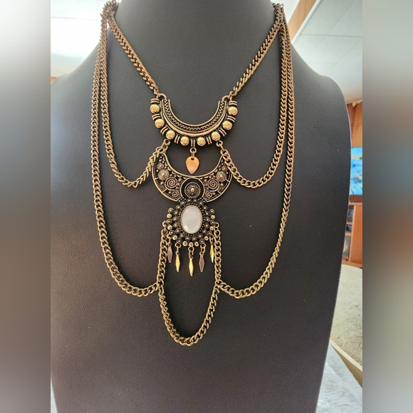 Vintage Boho Statement Necklace - Picture 1 of 6